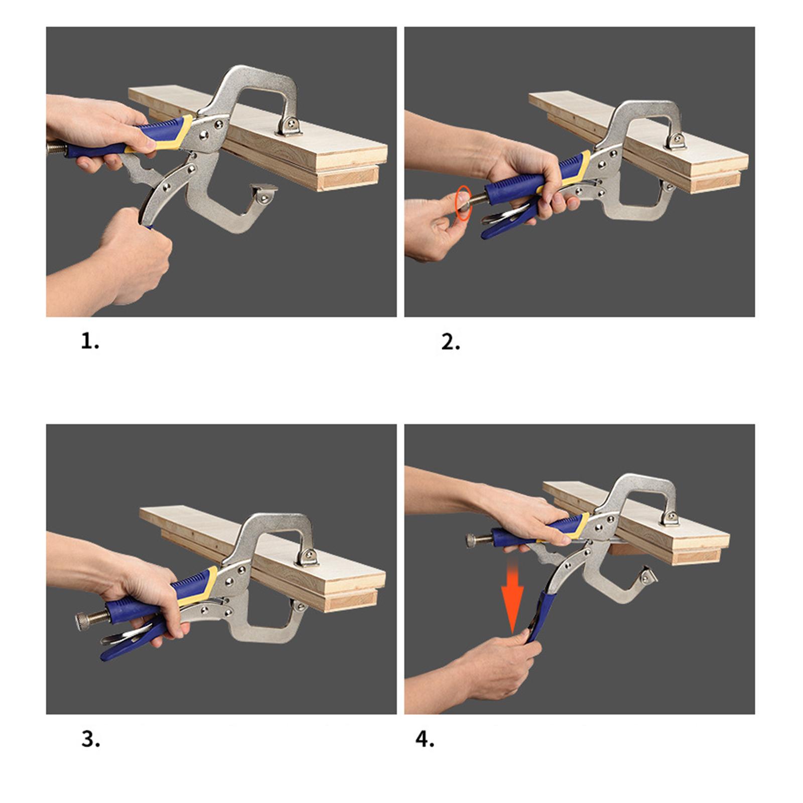 Woodworking Workshop - Adjustable Opening Locking C Clamp Plier