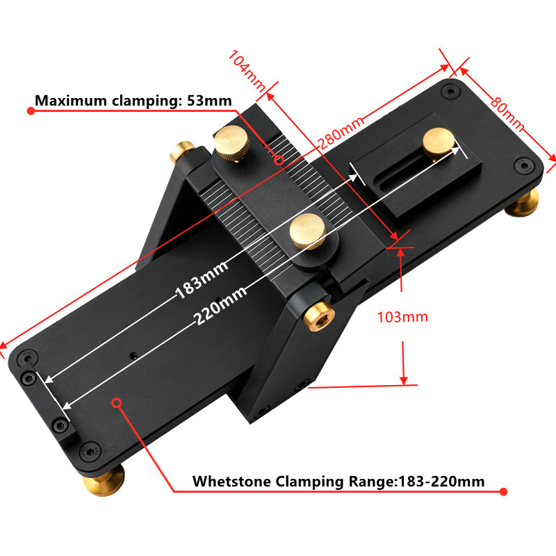 Aluminum Fixed Angle Whetstone - Wood Chisel Set recension och pris