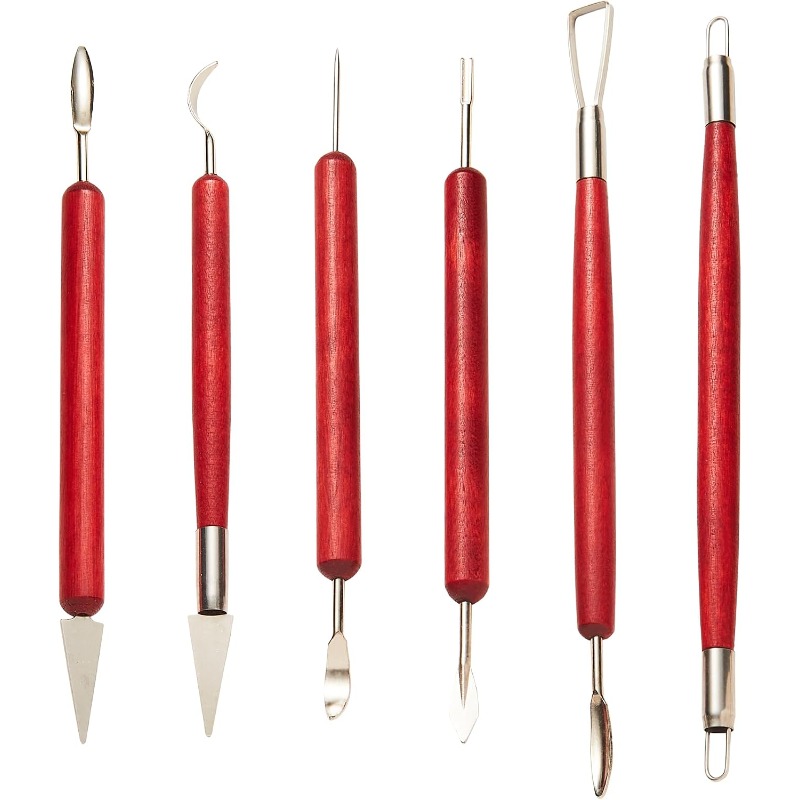 6PCS Sculpting Pottery Clay To - Wood Chisel Set recension och pris