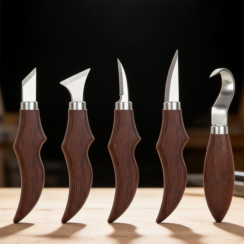 5Pcs Wood Carving Knife Set Wi - Wood Chisel Set recension och pris