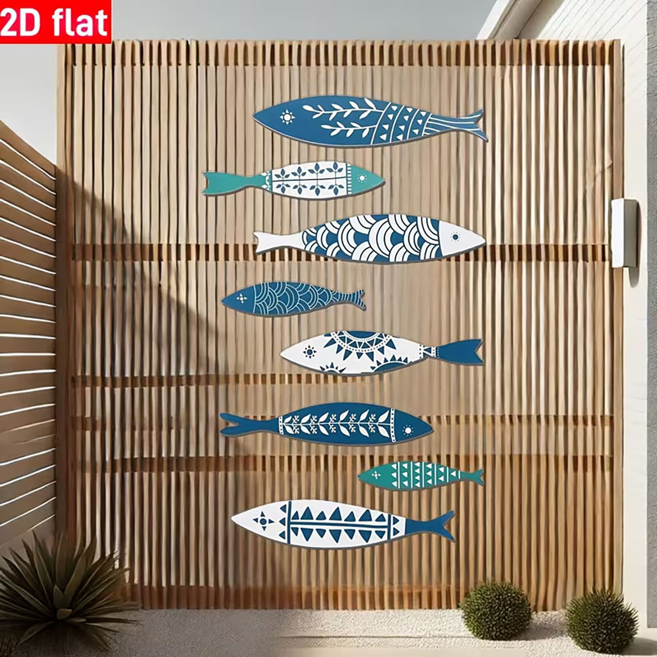 A Set of 4 Wooden Fish Wall De - Woodworking Glue recension och pris