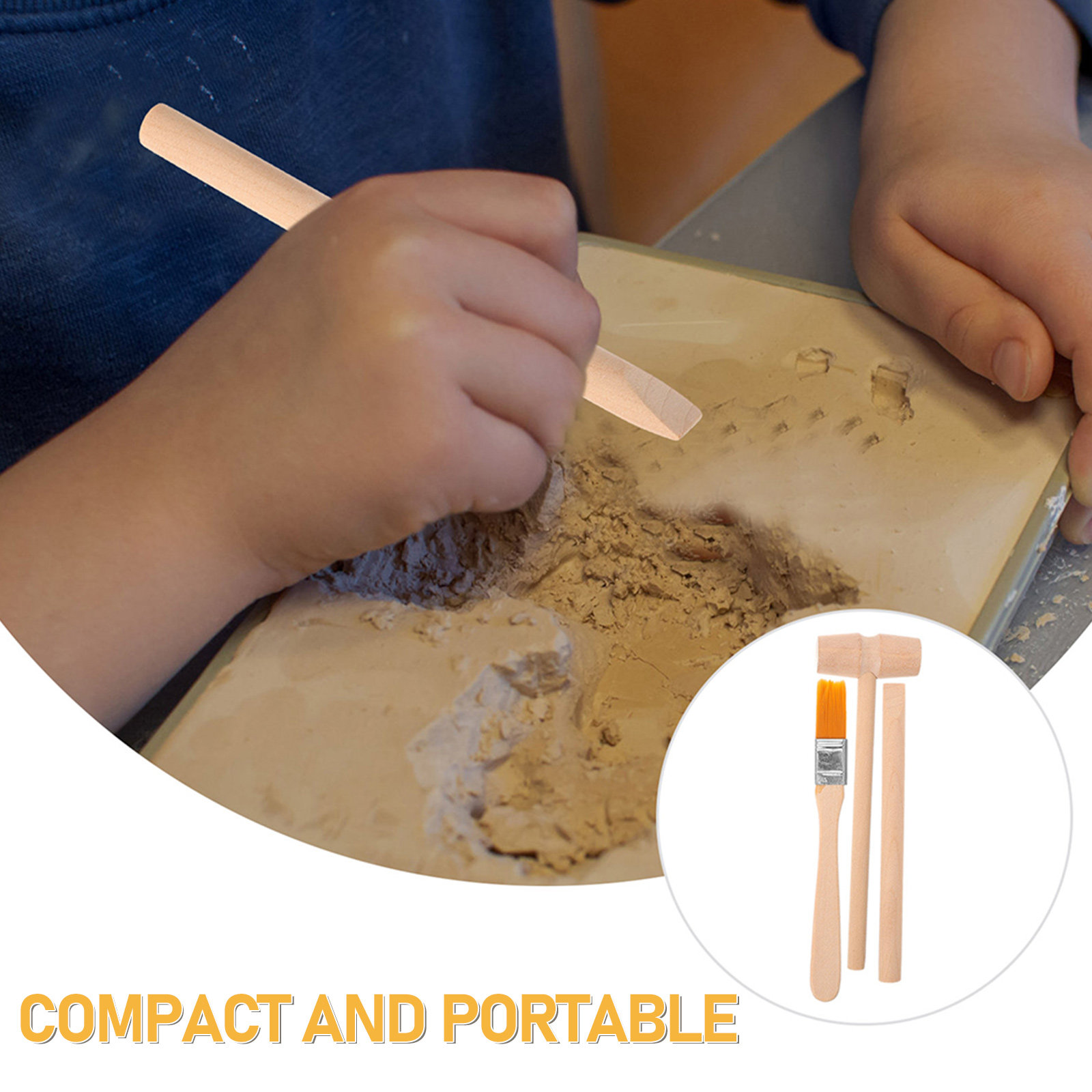 Kids Excavation Tool Set – Woo - Wood Chisel Set recension och pris
