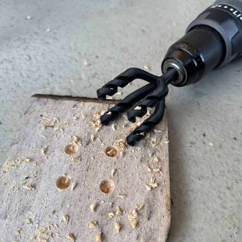 Plastic Four Prank Drill Bit T - Woodworking Jokes recension och pris