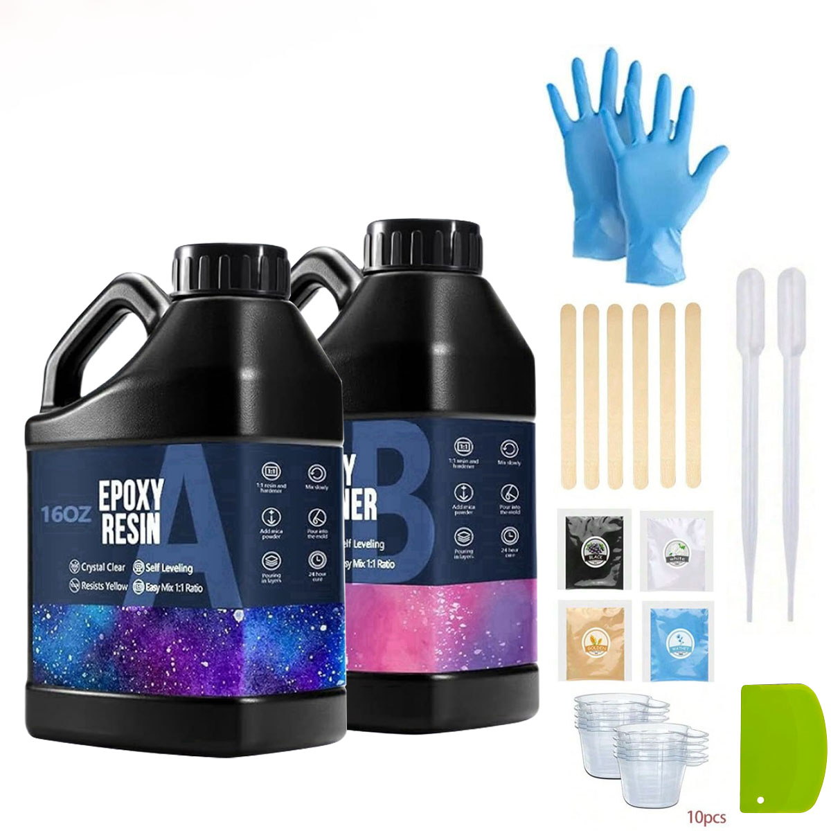 1000ml Crystal Clear Epoxy Res - Woodworking Resin recension och pris