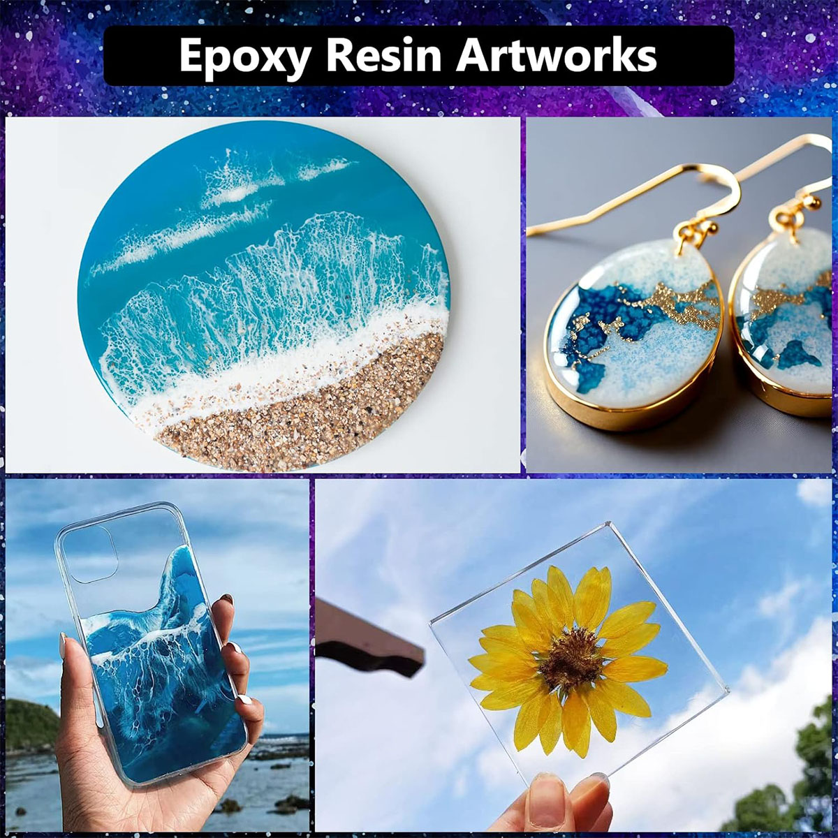 1000ml Crystal Clear Epoxy Res - Woodworking Resin recension och pris